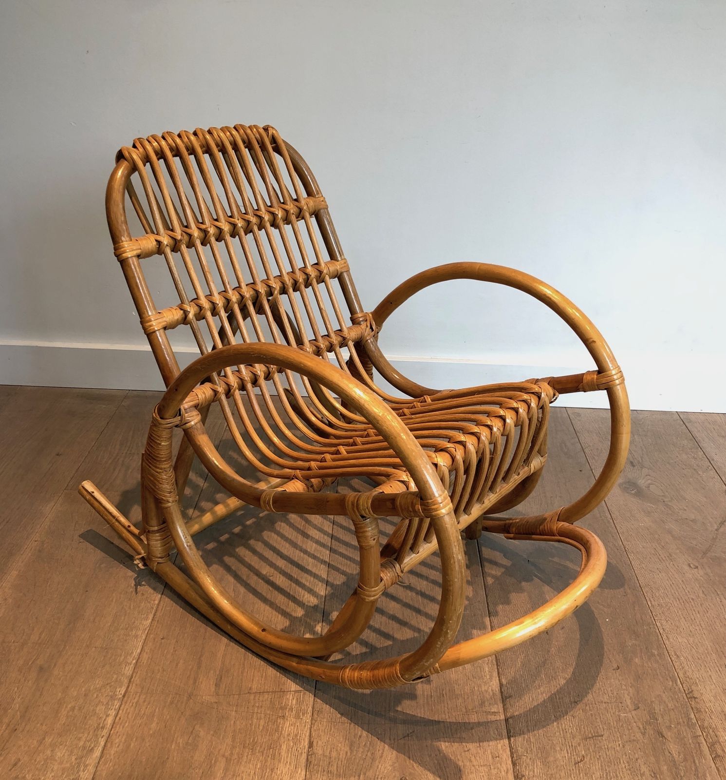 Rattan Children's Rocking Chair