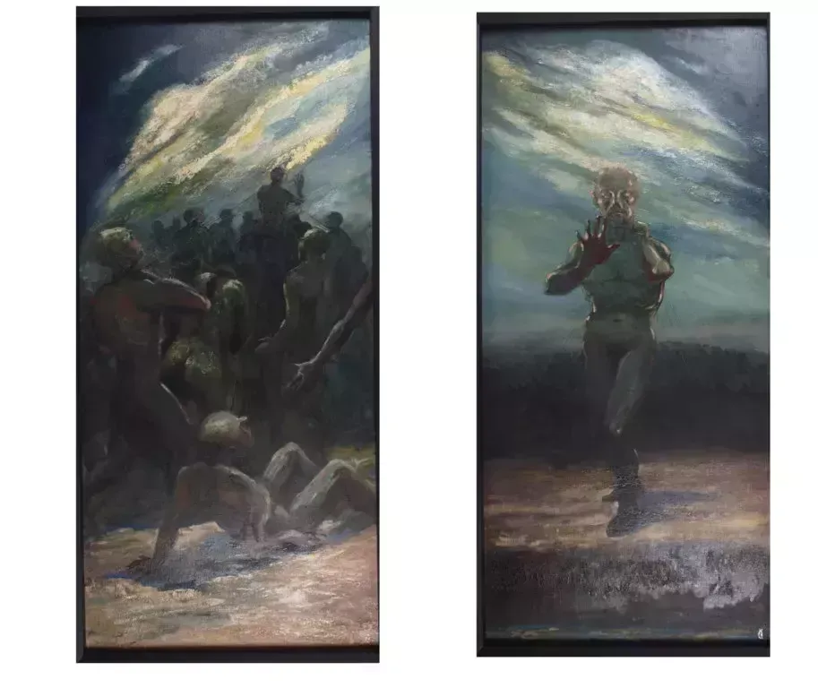 Diptych   Leader, Late 20th Century