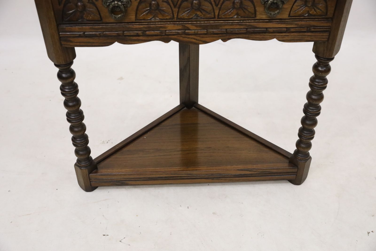 photo vinterior Old Charm 75 Anniversary Corner Display Cabinet Light Oak Free Uk Delivery