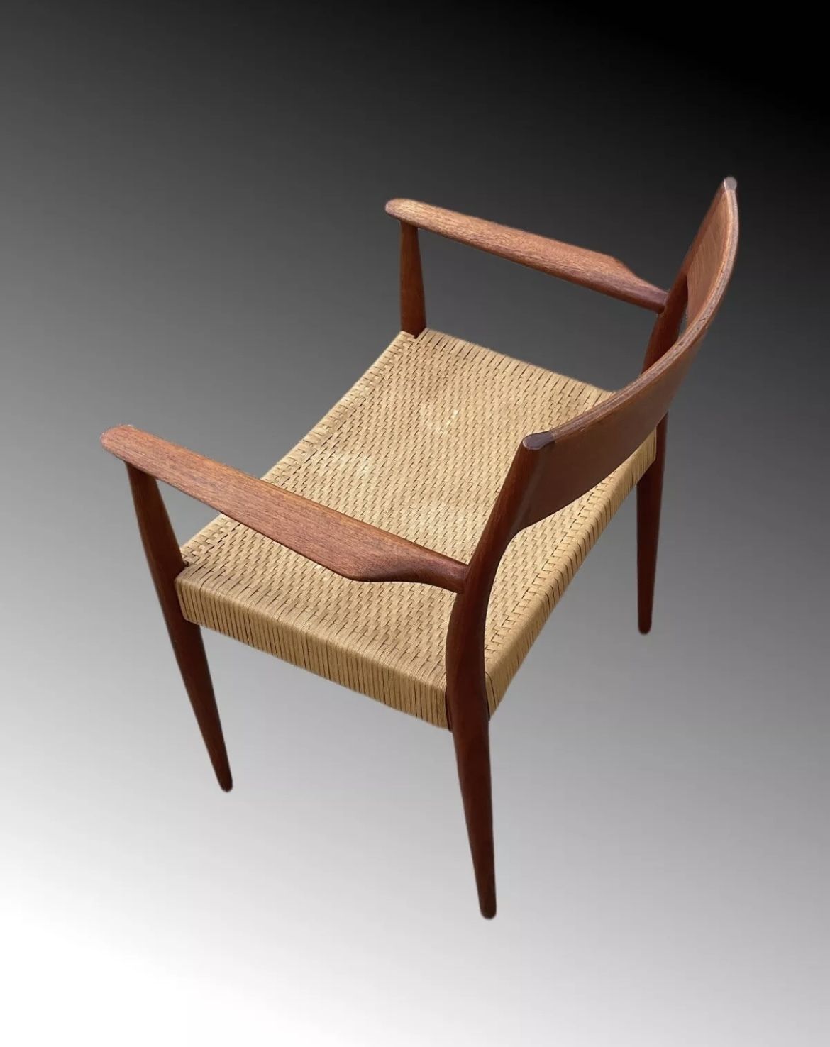 Danish Modern Chair By Enjar Larsen & Bender Madsen For Willy Beck, Mid Century Style photo buy