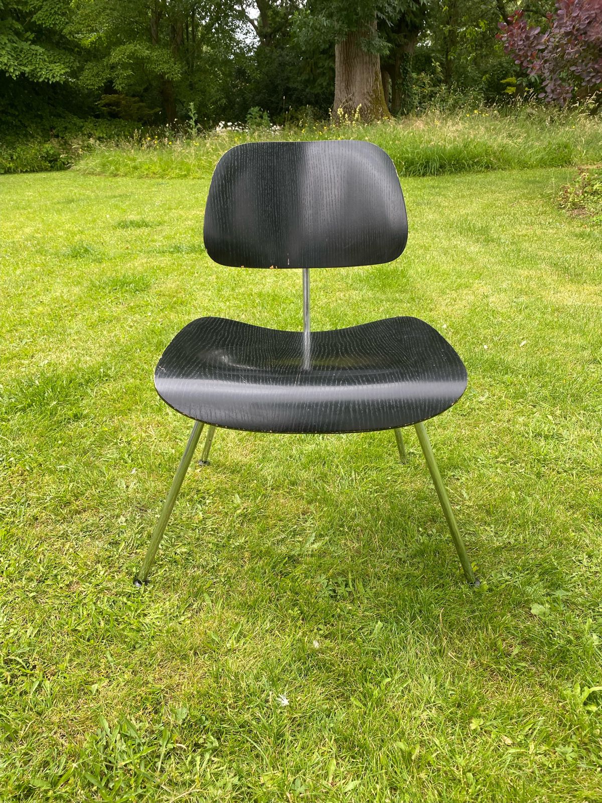 Black Original Plywood Group Lcm Chair For Vitra, 2002