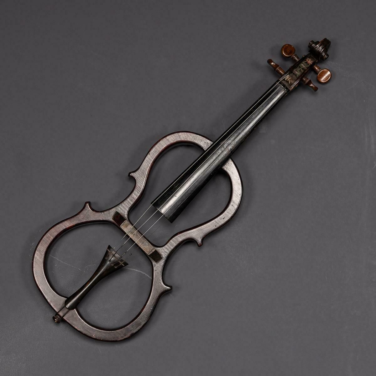 Antique 20th Century Victorian Practice Skeleton Violin C.1900 photo furniture