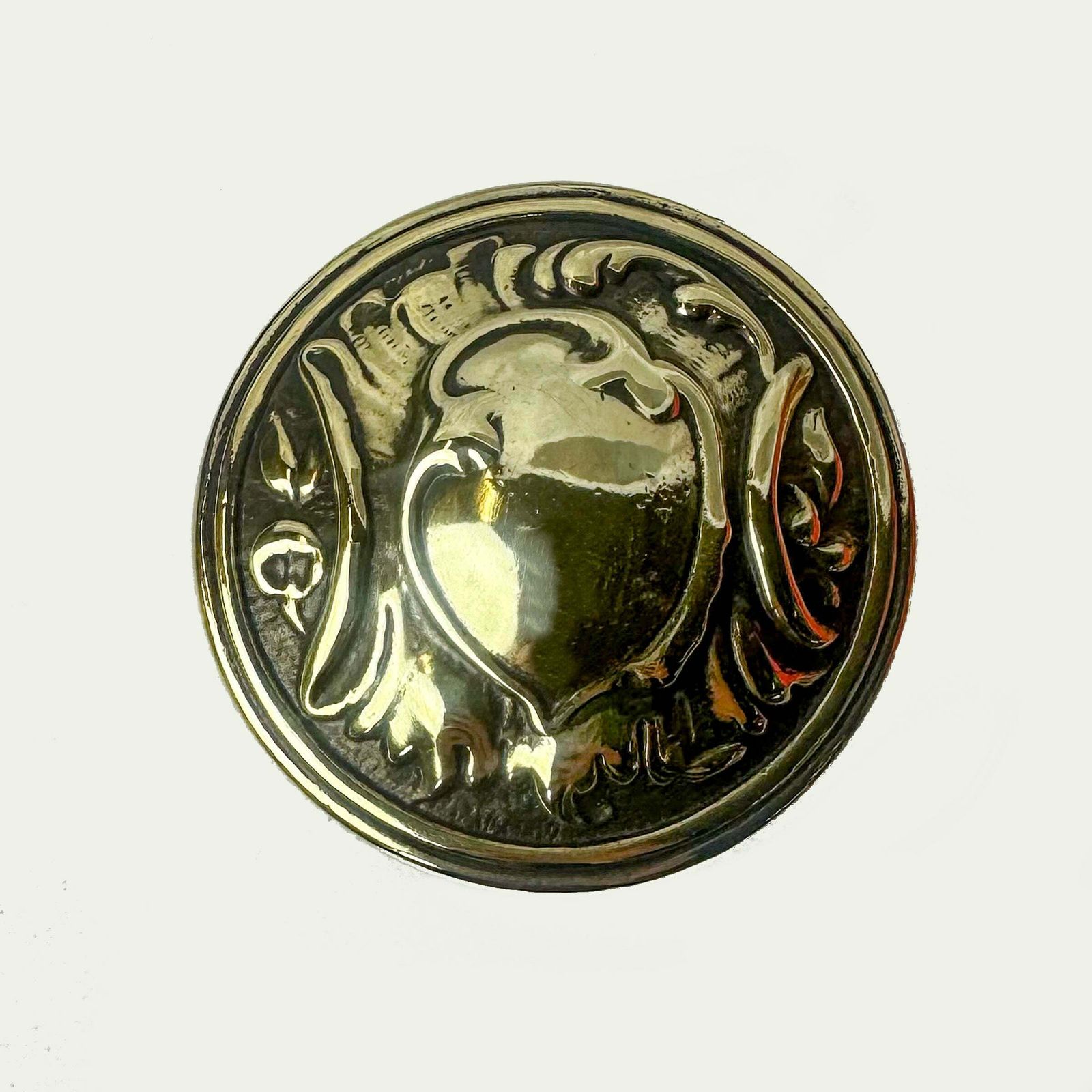 Art Nouveau Brass Door Pull Handles | Set Of 8 photo for sale
