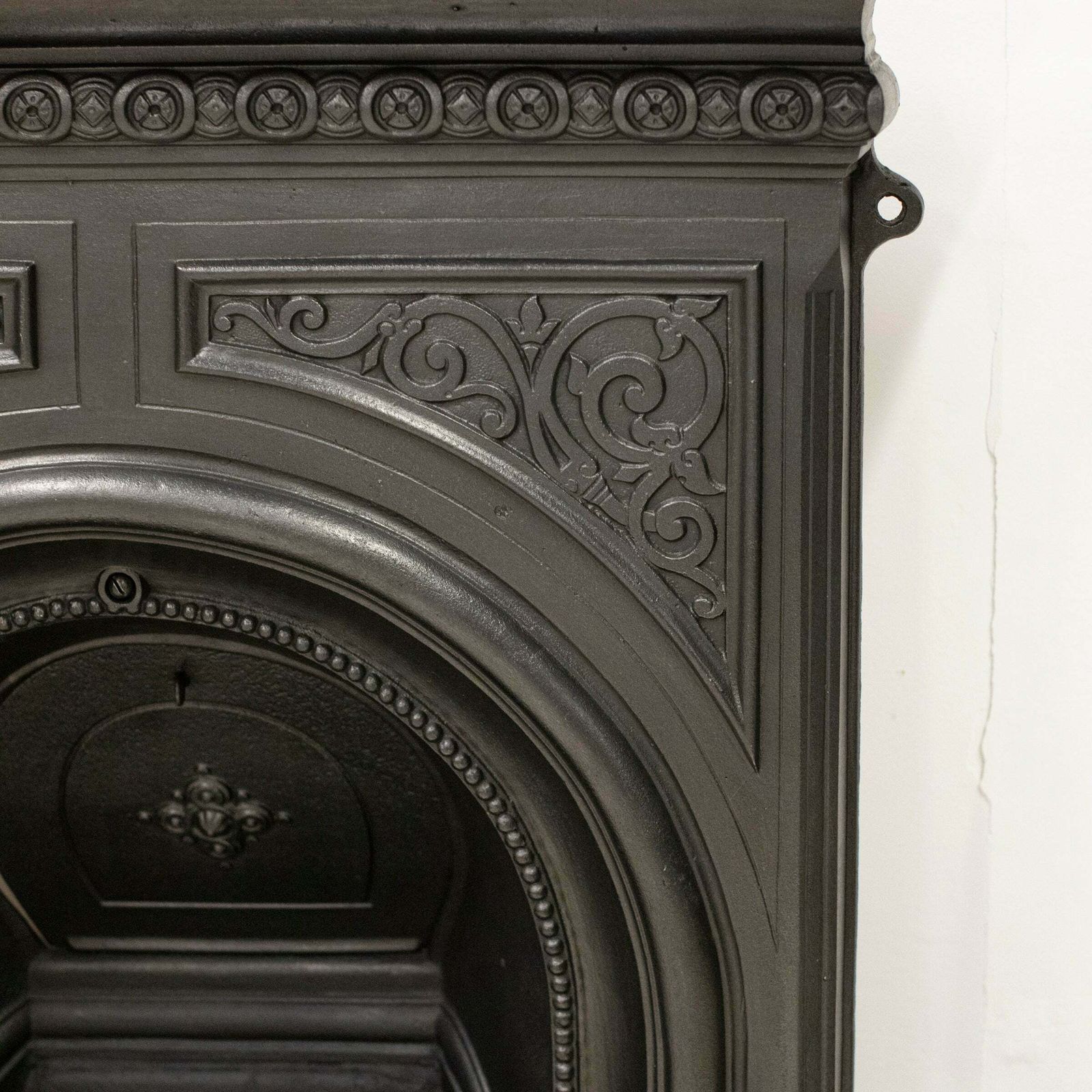 Reclaimed Victorian Cast Iron Arched Combination Fireplace photo 675.0