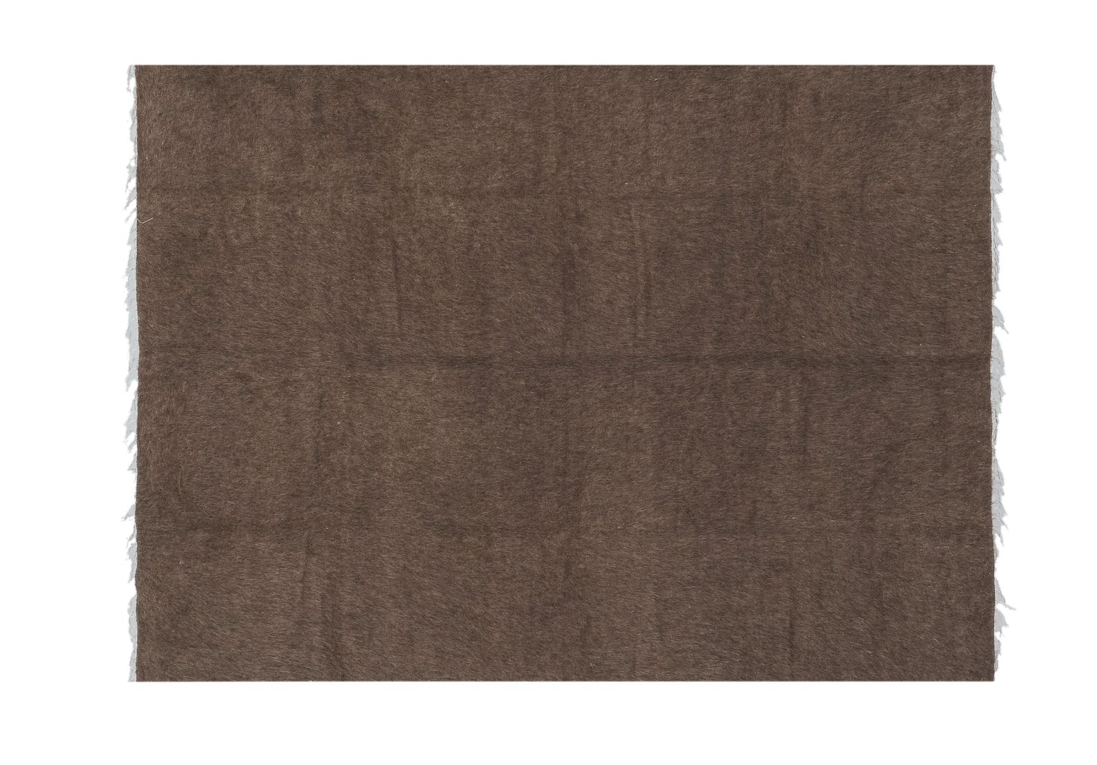 Vintage Brown Camel Hair Blanket Kilim Rug 5'5'' X 7'1'' photo for sale