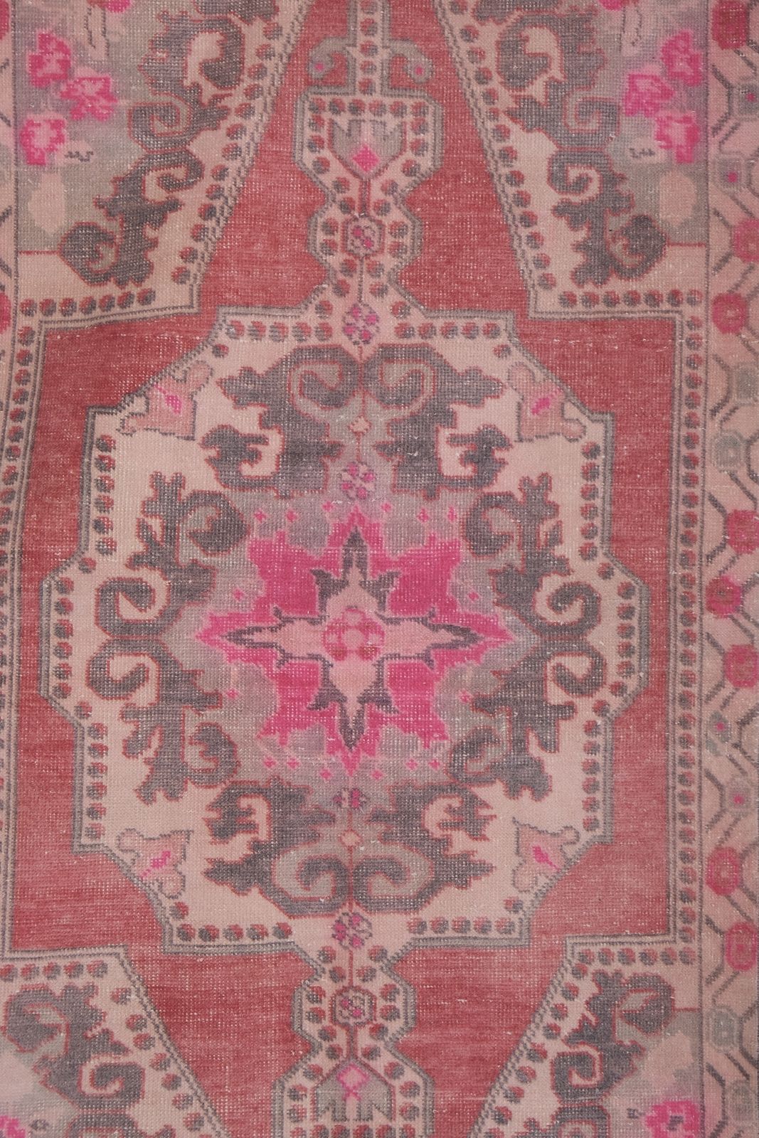 1960s Vintage Turkish Hand Knotted Area Rug photo vinterior