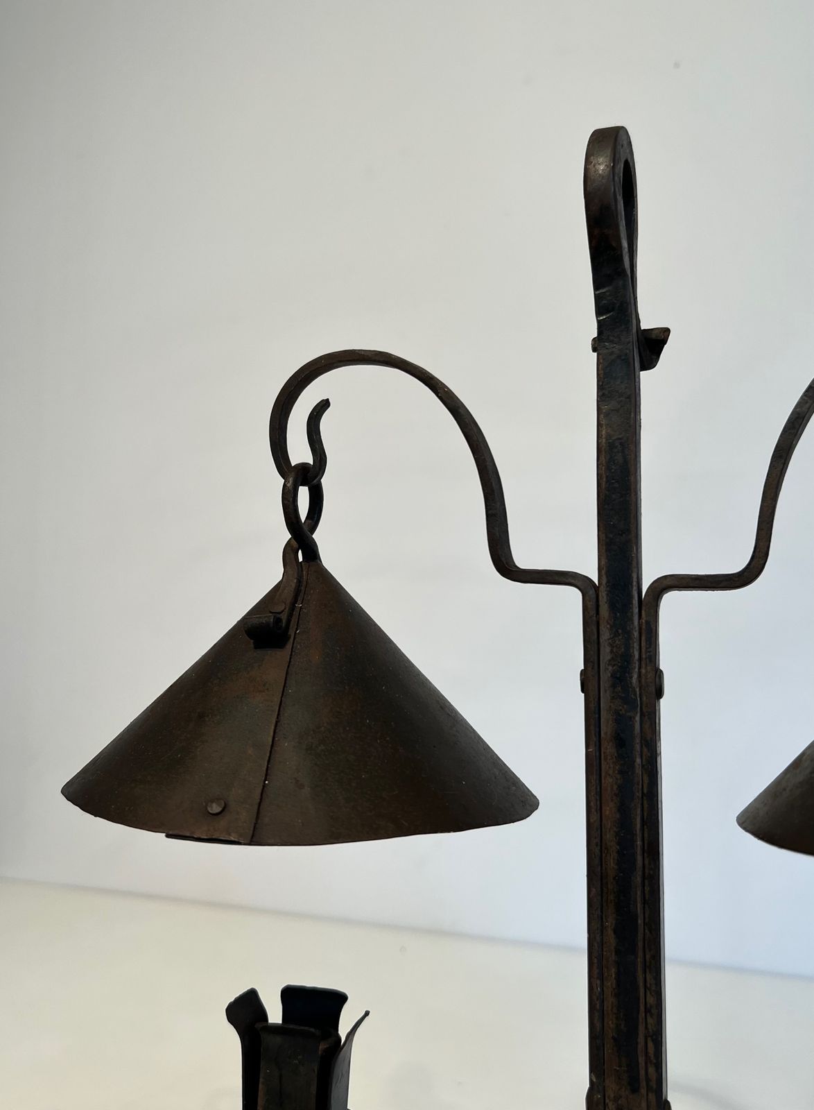 Wrought Iron Candelabra With 2 Lights photo Home Decor