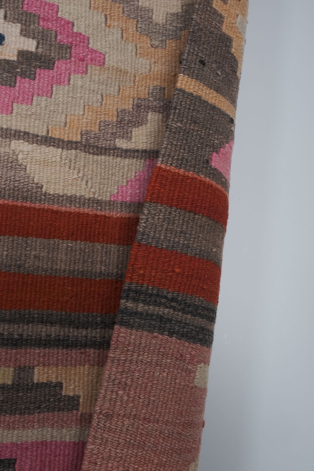 Textiles Vintage Turkish Anatolian Kilim Runner Rug   Stair Kilim photo