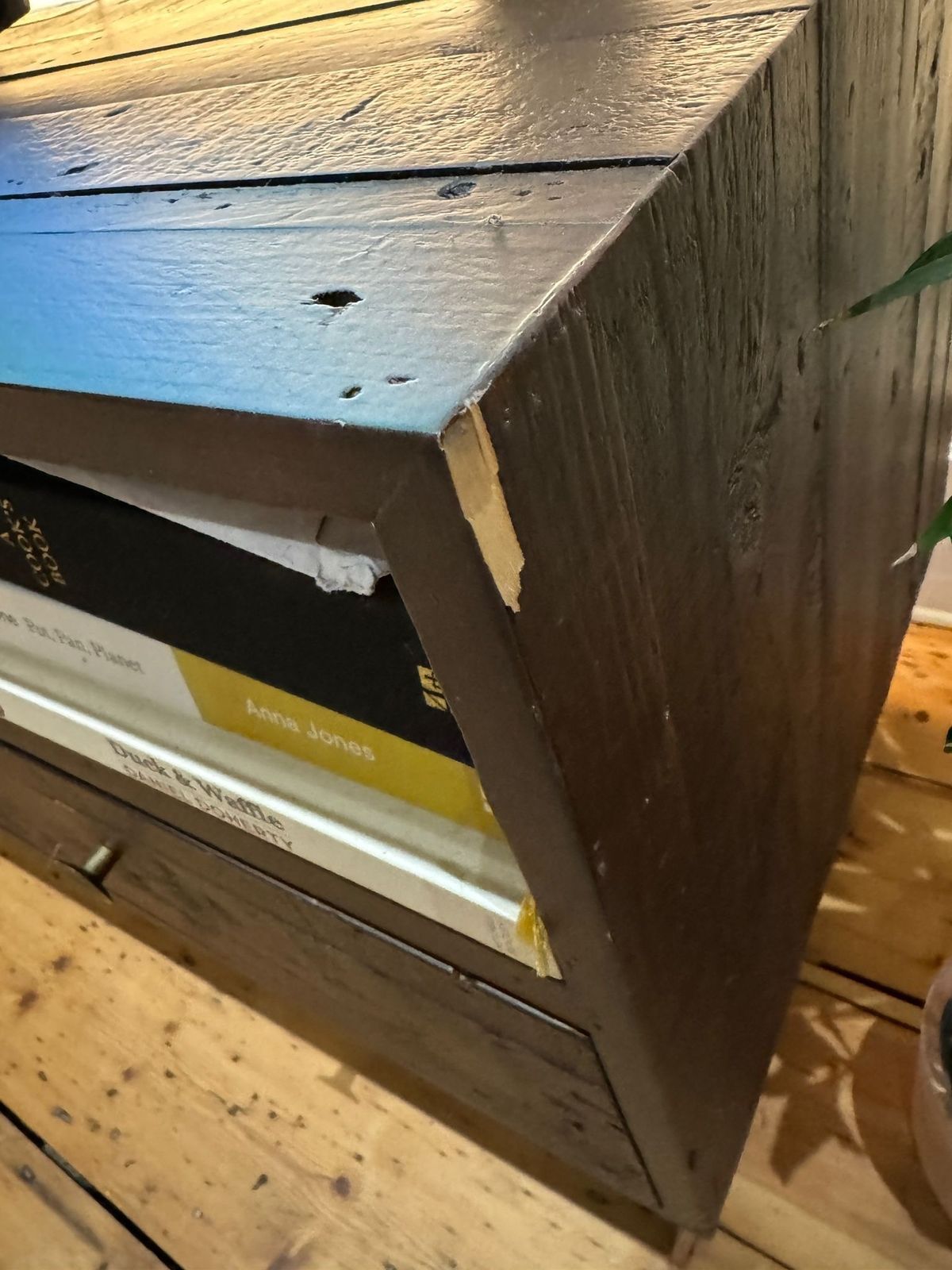 Barker And Stonehouse Modi Reclaimed 3 Drawer Tv Bench photo vinterior
