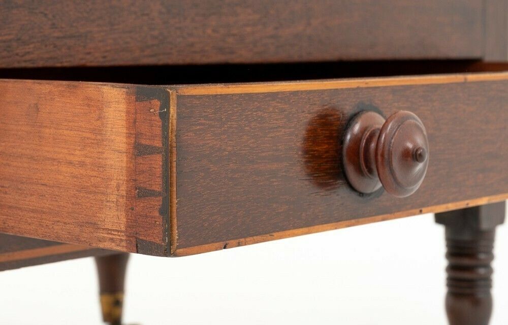 Mahogany Canterbury Antique Paper Magazine Rack photo Home Decor