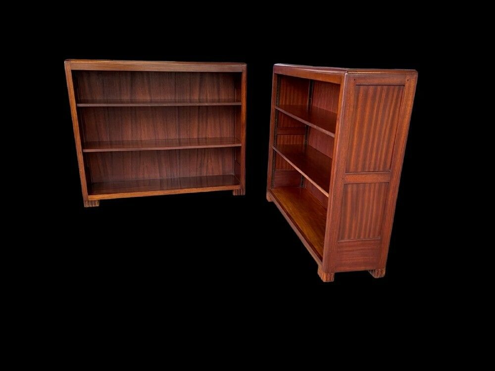 Pair Of Art Deco Bookcases By Betty Joel photo 4250.0