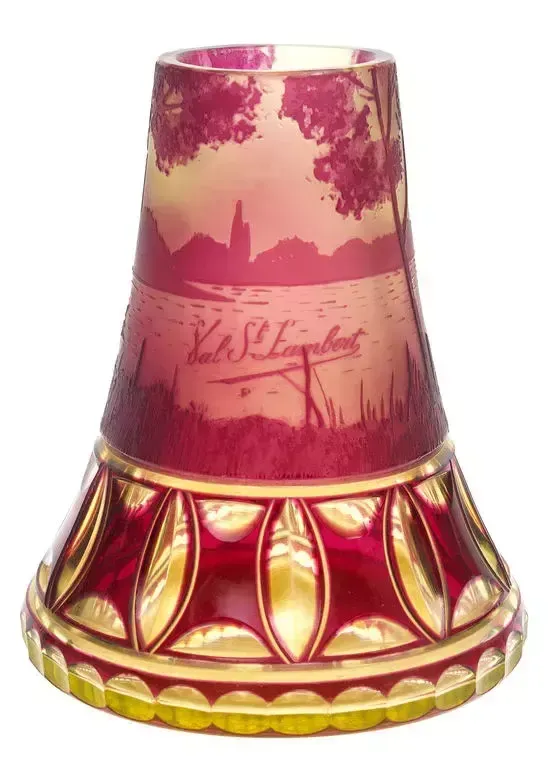 Glass Vase Carl S Lambert, Early 20th Century photo furniture