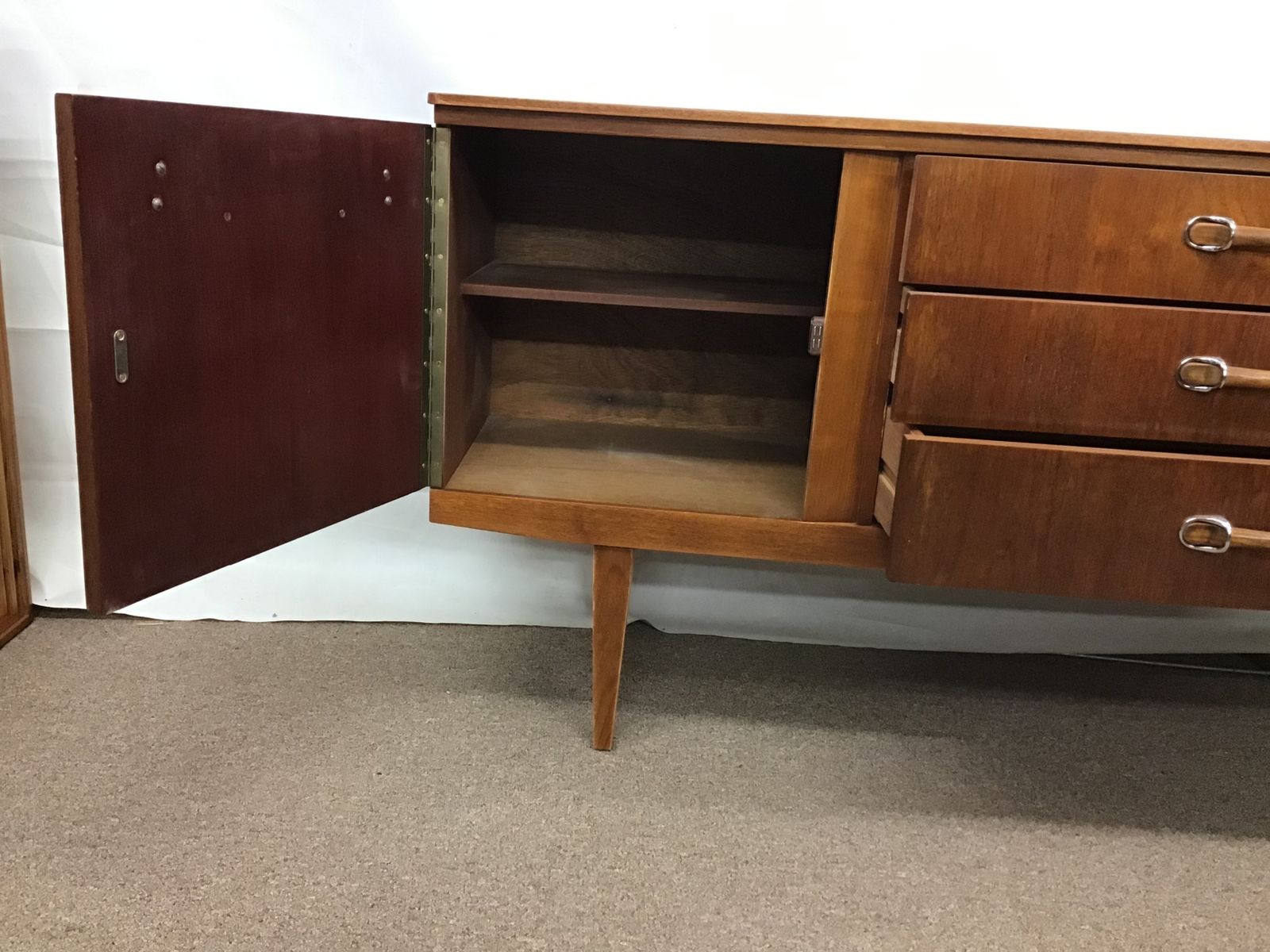 Teak Beautility  Side Board, 1960s, photo vinterior