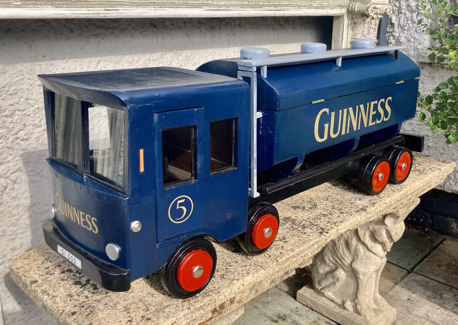 20th Century Folk Art Shop Display Guinness Truck photo 1200.0