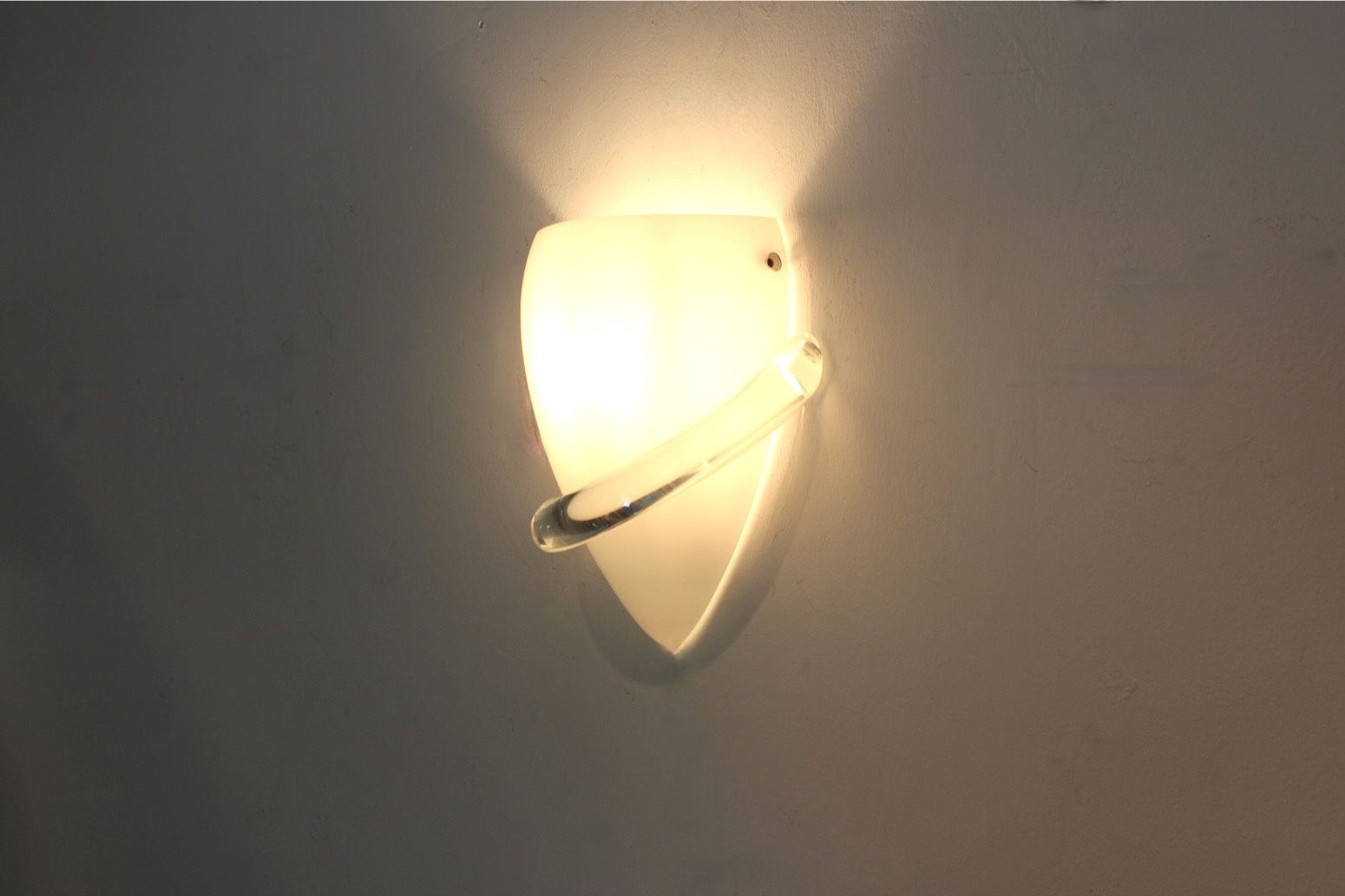 Venini Murano Glass ‘Swan’ Wall Sconce By Tina Aufiero, Stock Of 5 photo vintage
