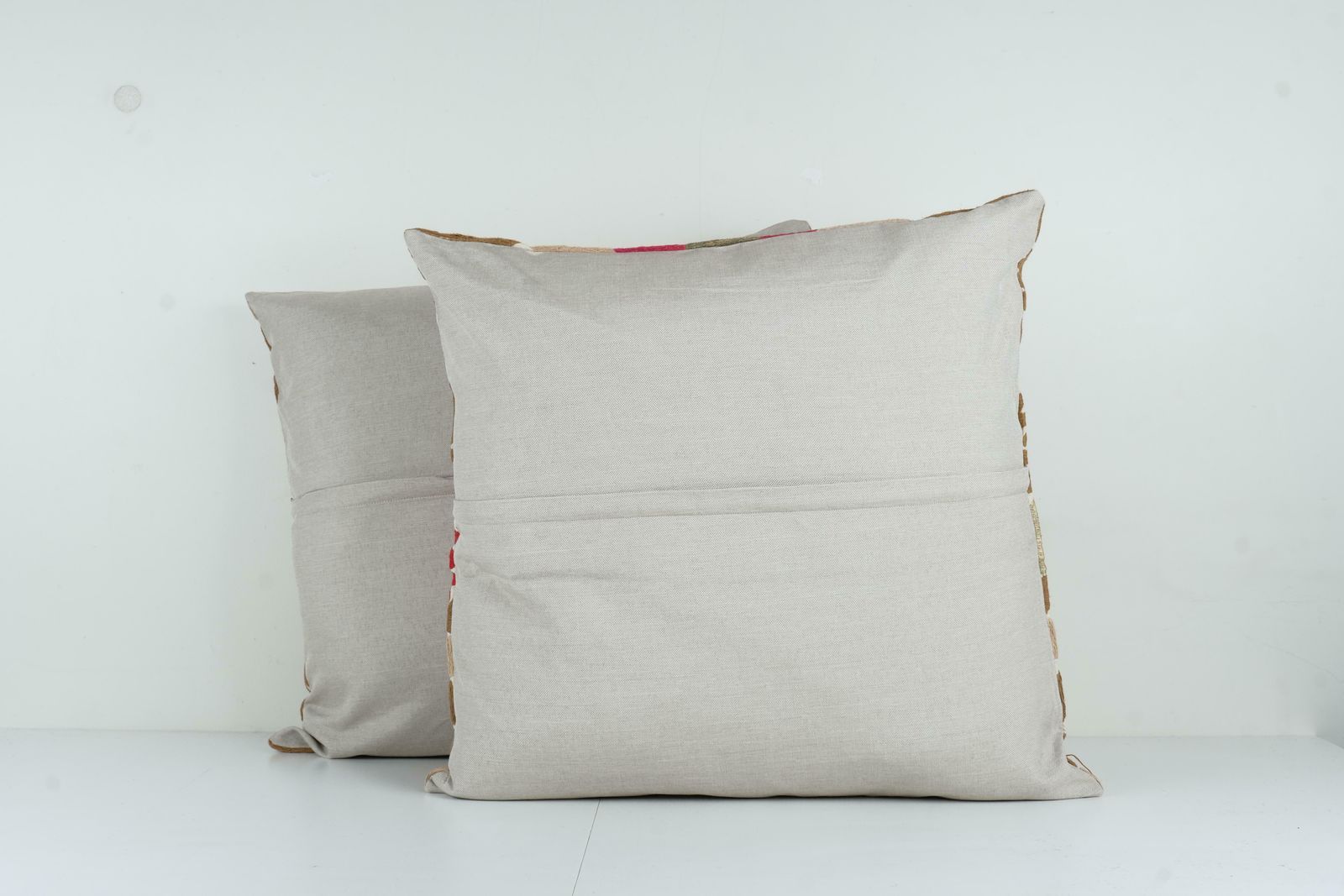 Suzani Embroidery Cushion Cover   A Pair photo Textiles