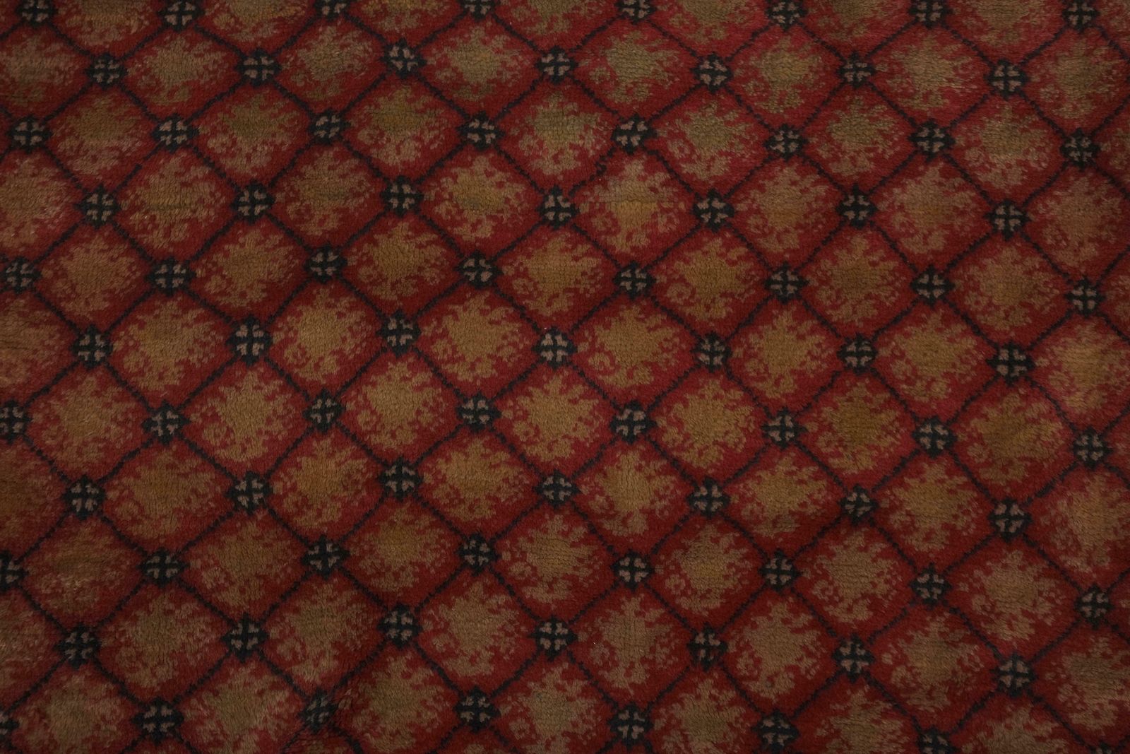 Turkish Karapinar Red Tulu Rug 4'3" X 5'7" photo 550.0
