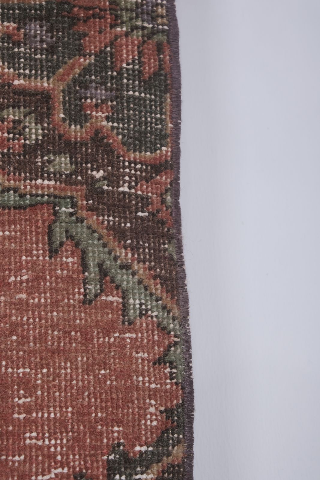 photo for sale 1960s Vintage Turkish Hand Knotted Runner 3'2'' X 11'11''