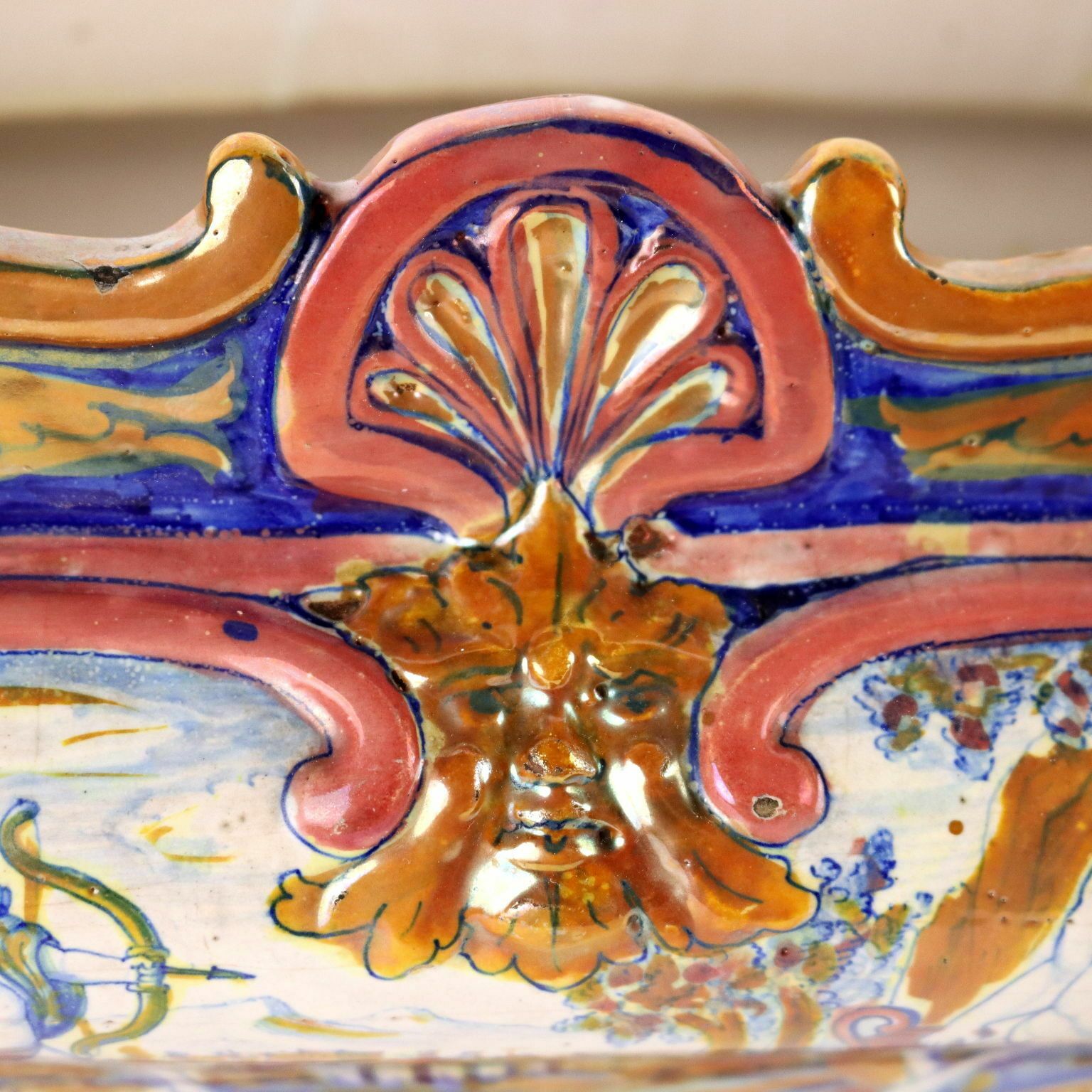 Fioriera In Maiolica Manifattura Alfredo Santarelli Gualdo Tadino photo 910.0