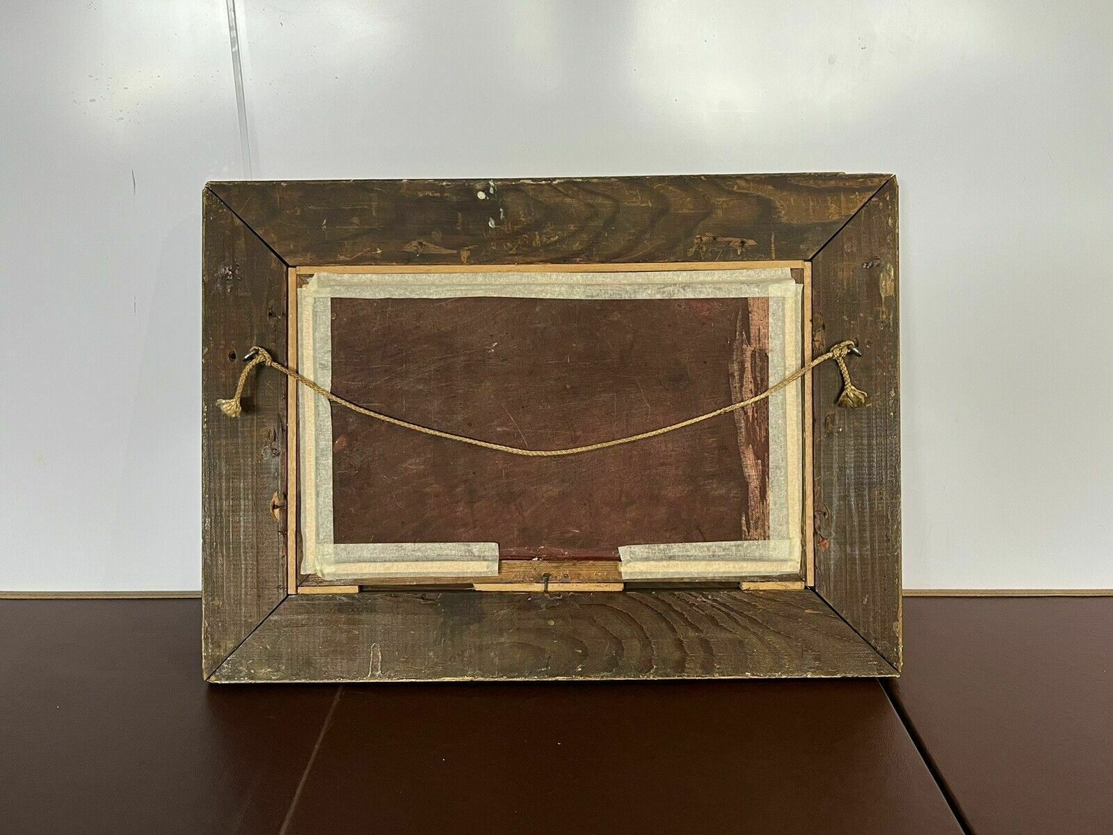 Antique Painting. Coastal Scene, Oil On Board In Gilt Frame. photo 393.0