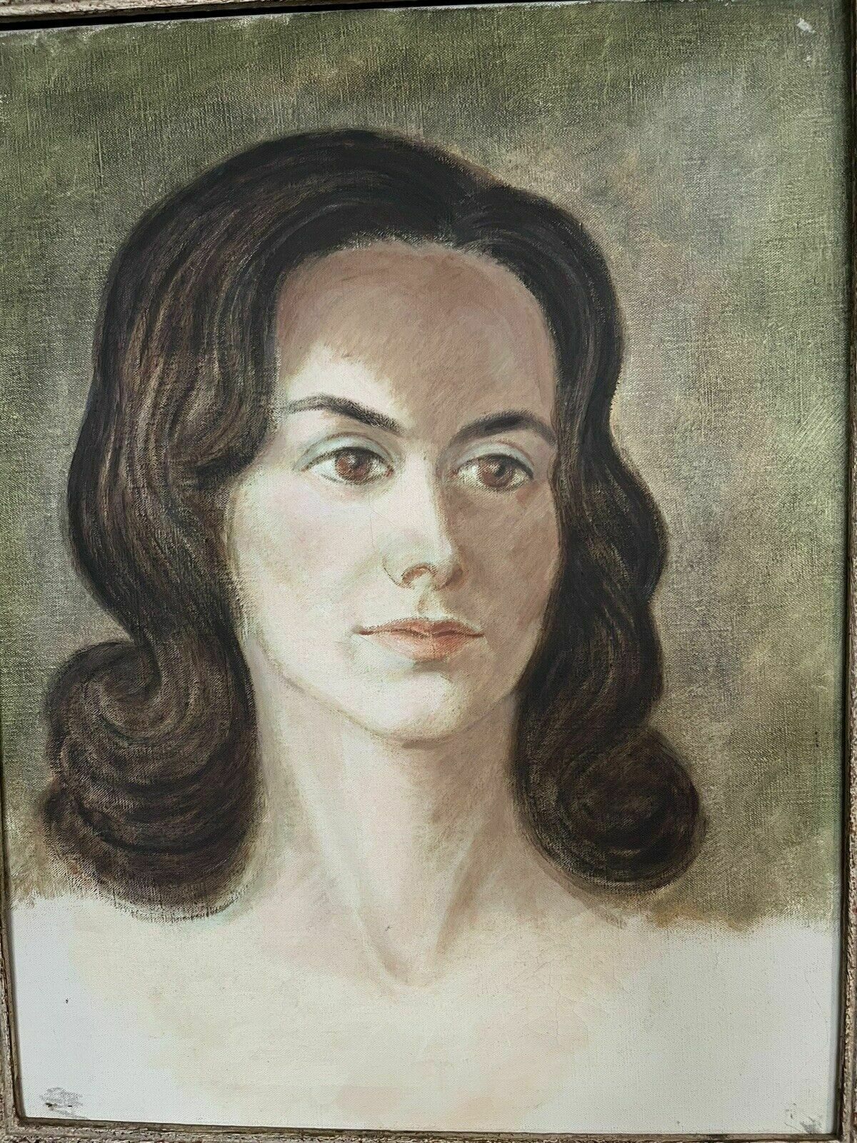 Portrait Painting. On Canvas By Richard Sherrin Royal Academy 1930 36 photo Art