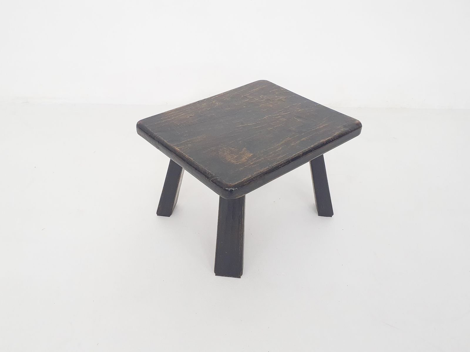 Massief Eiken Bijzettafel In Wabi Sabi Stijl, Nederland, Ca. Jaren 1970 photo furniture