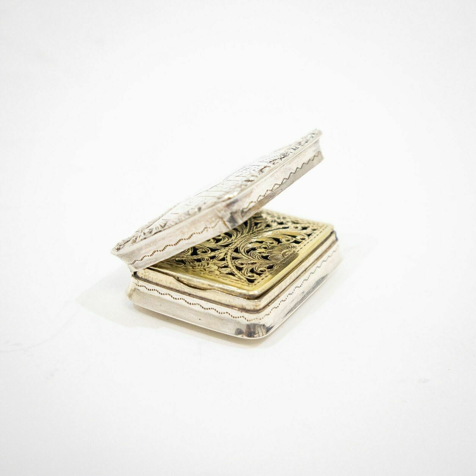 photo furniture Victorian Silver Vinaigrette By Nathaniel Mills
