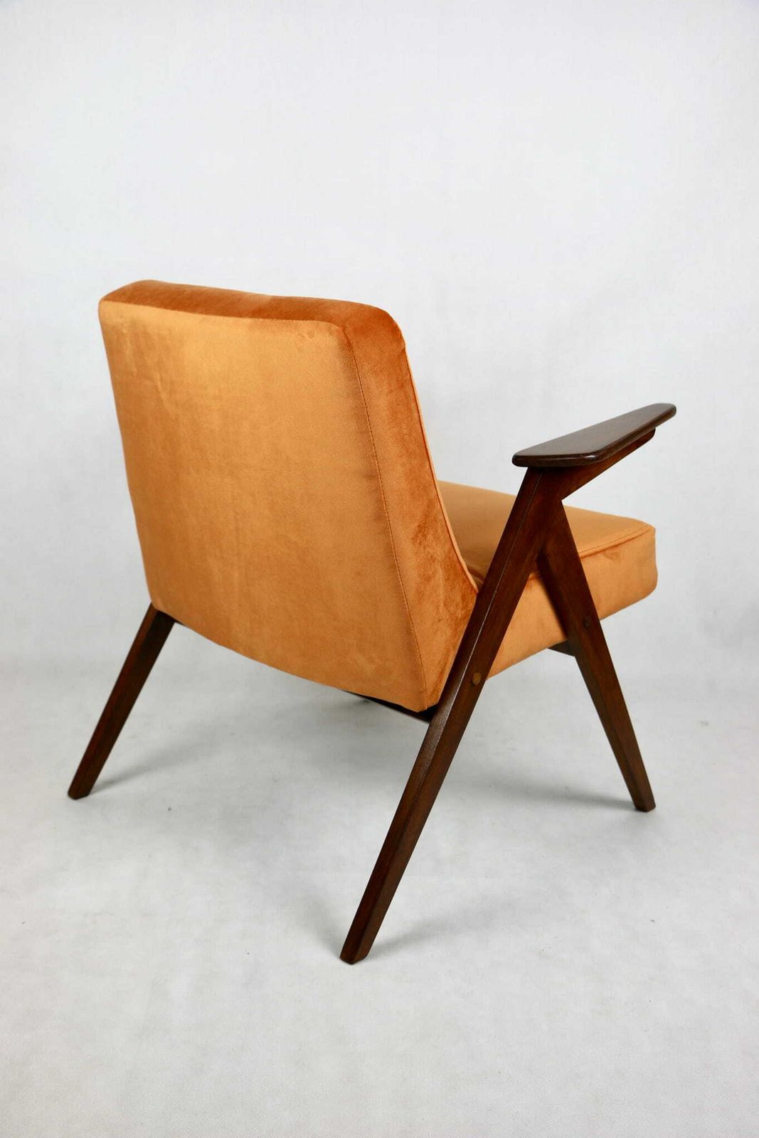 Bunny Zajączek Armchair, 70s Orange, Designed By J.Chierowski   2 Pieces Available photo 410.0