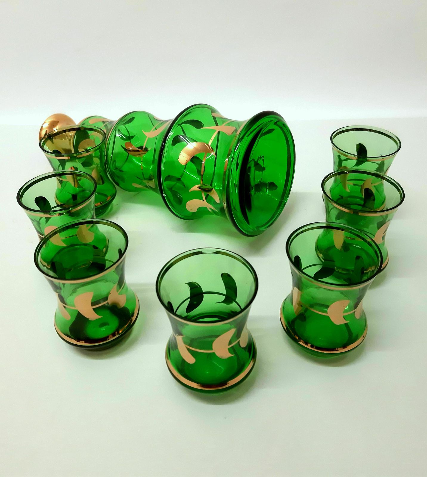 Home Decor Decanter Set For 6 Prs / Borocrystal photo