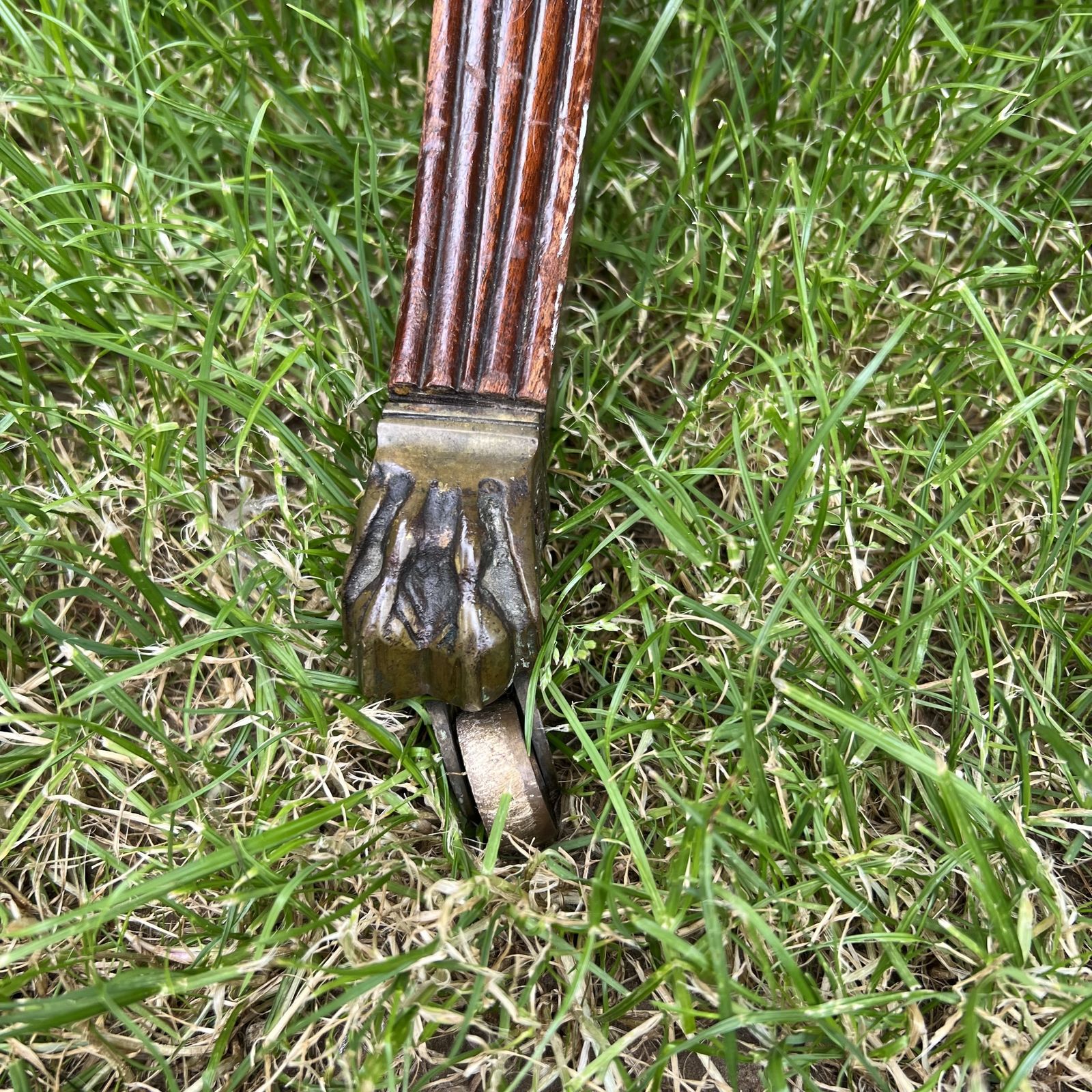 Antique English Mahogany Drop Leaf Stretcher Table On Castors, 19th Century photo buy