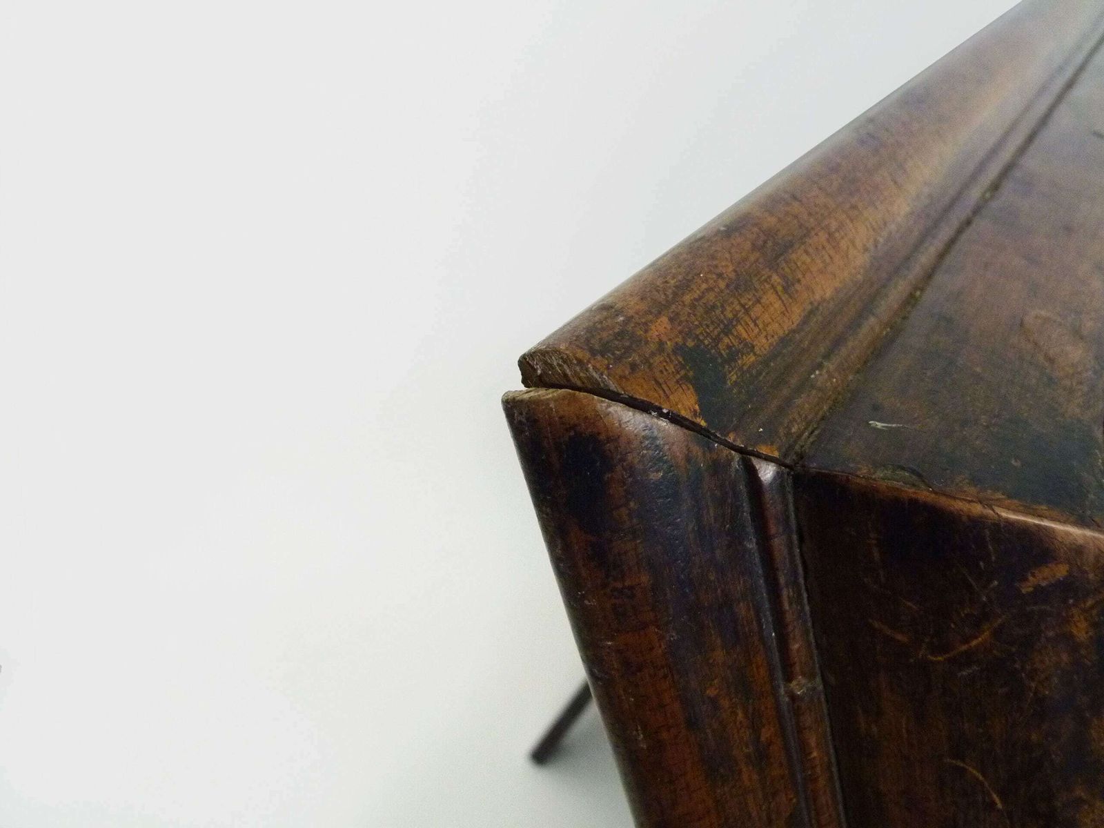 Very Large Psyche Mirror In Walnut Wood. Orthodox Bible Mirror. 19th Century. 53x63 Cm   20.86x24.80 " photo buy