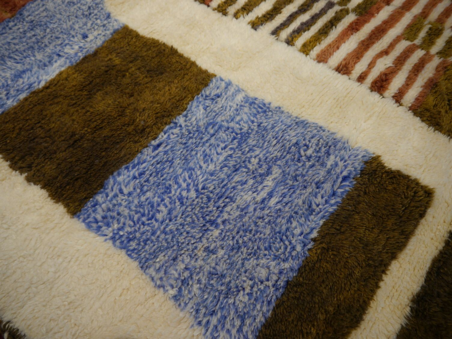 photo vinterior Vintage Beni Ourain Moroccan Berber Rug 12 X 9.2 Ft Mrirt Extra Large