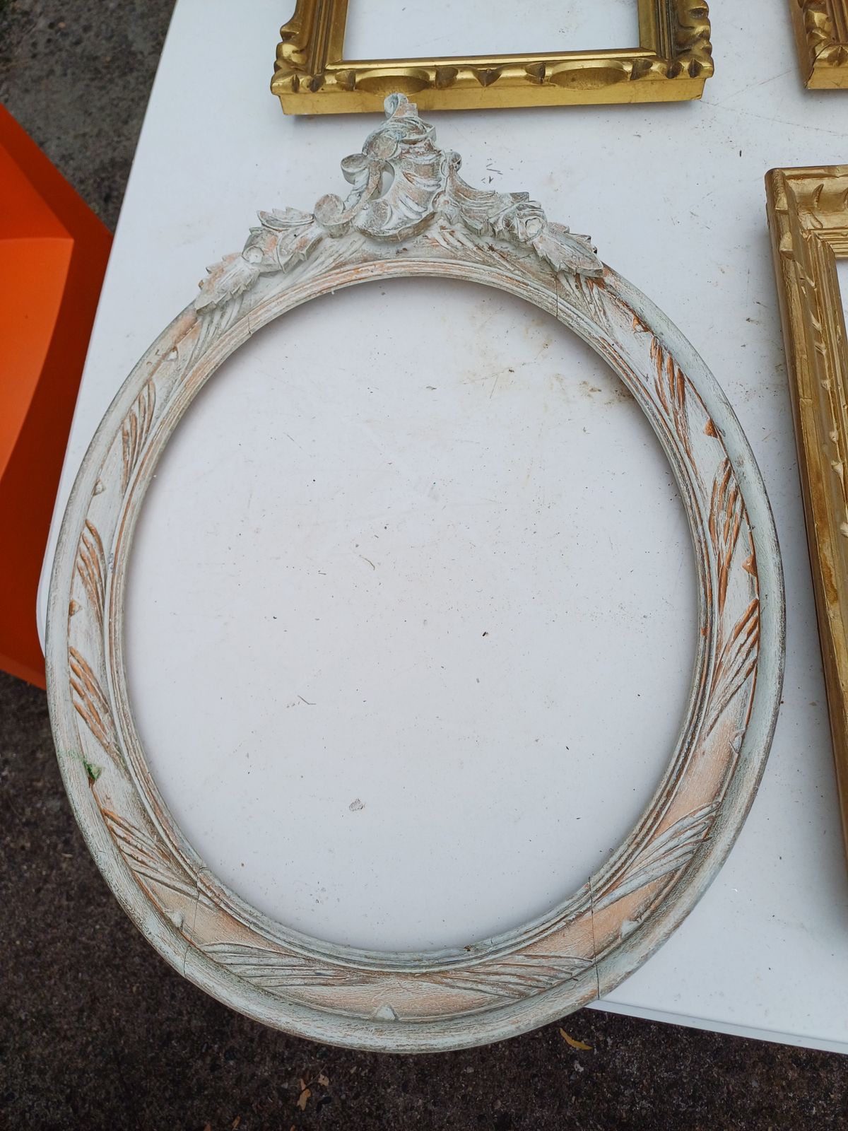 4 Golden And Limed Frames Wood And Stuk photo furniture