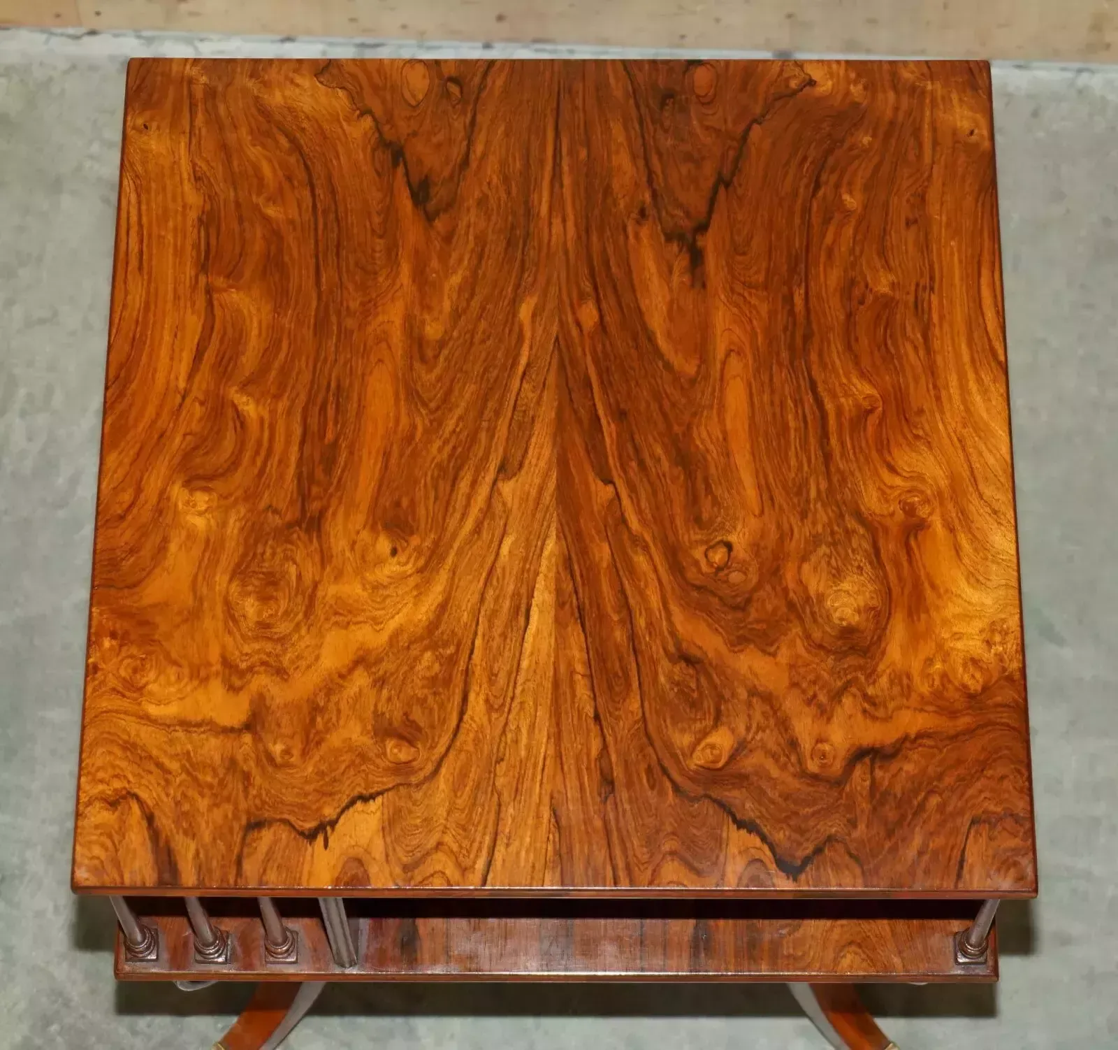Fully Restored Museum Quality English Regency Circa 1820 Rosewood Book Table photo for sale