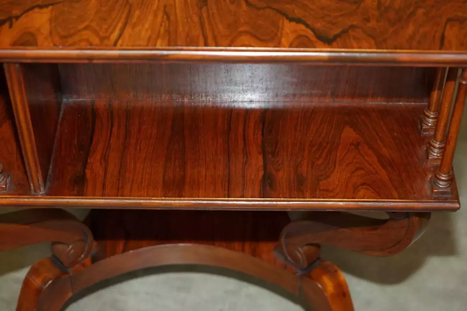 photo for sale Fully Restored Museum Quality English Regency Circa 1820 Rosewood Book Table