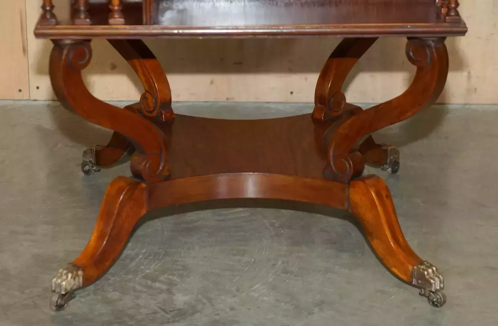 Furniture Fully Restored Museum Quality English Regency Circa 1820 Rosewood Book Table photo