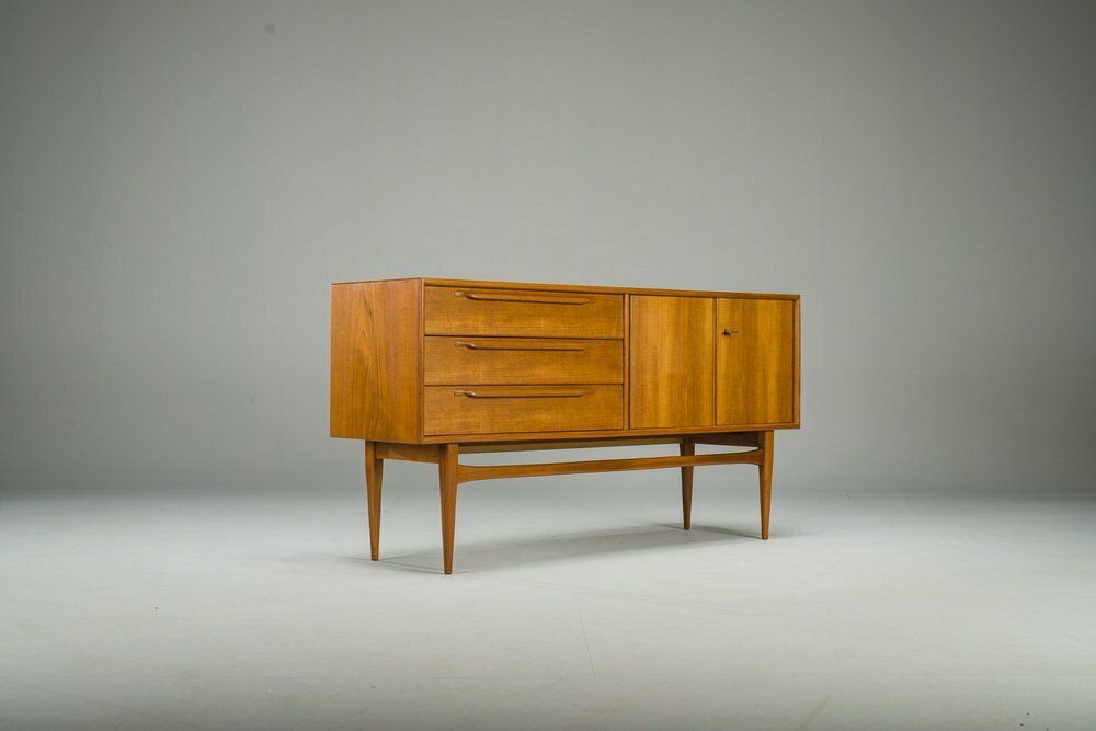 Mid Century Teak Type Rt 200 Sideboard Made Of Teak By Heinrich Riestenpatt For Rt Möbel, 1960s photo furniture