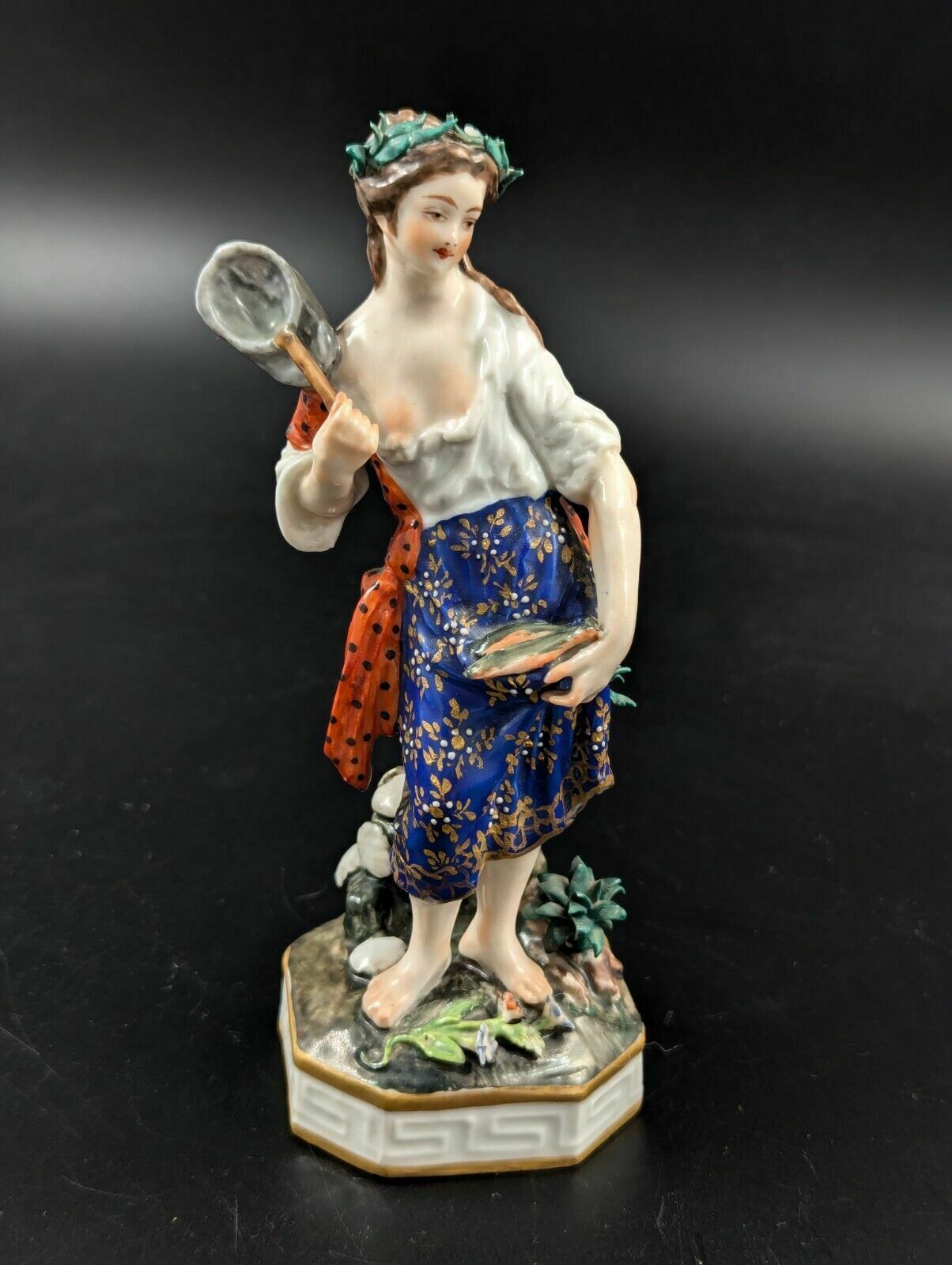 Antique Derby Figurine, "Water Element" C. 1800. photo vintage