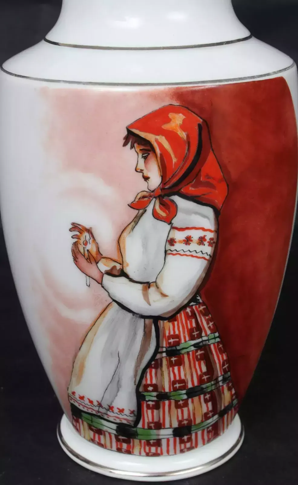 Jessen Porcelain Vase With Painting photo furniture