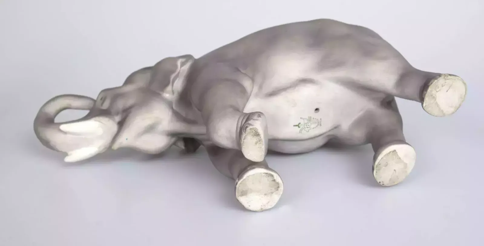 Porcelain Figure Elephant, Early 20th Century photo Art