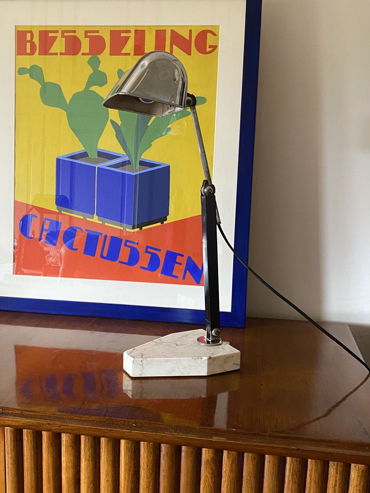 Art Déco Desk Lamp, Fare France, Circa 1930 photo furniture