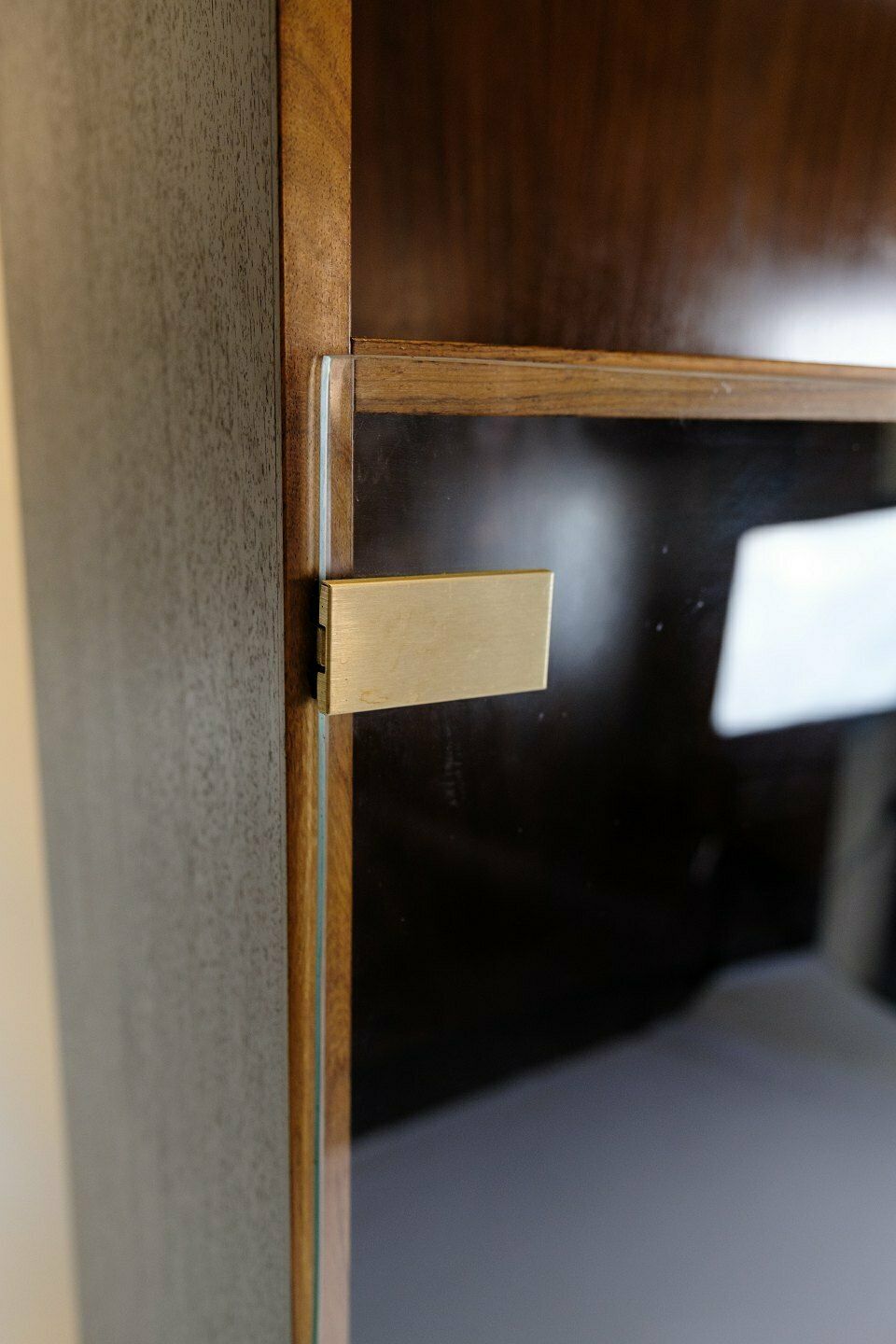 Shelving System Light Display In Rosewood, Danish Design From 1960s photo furniture