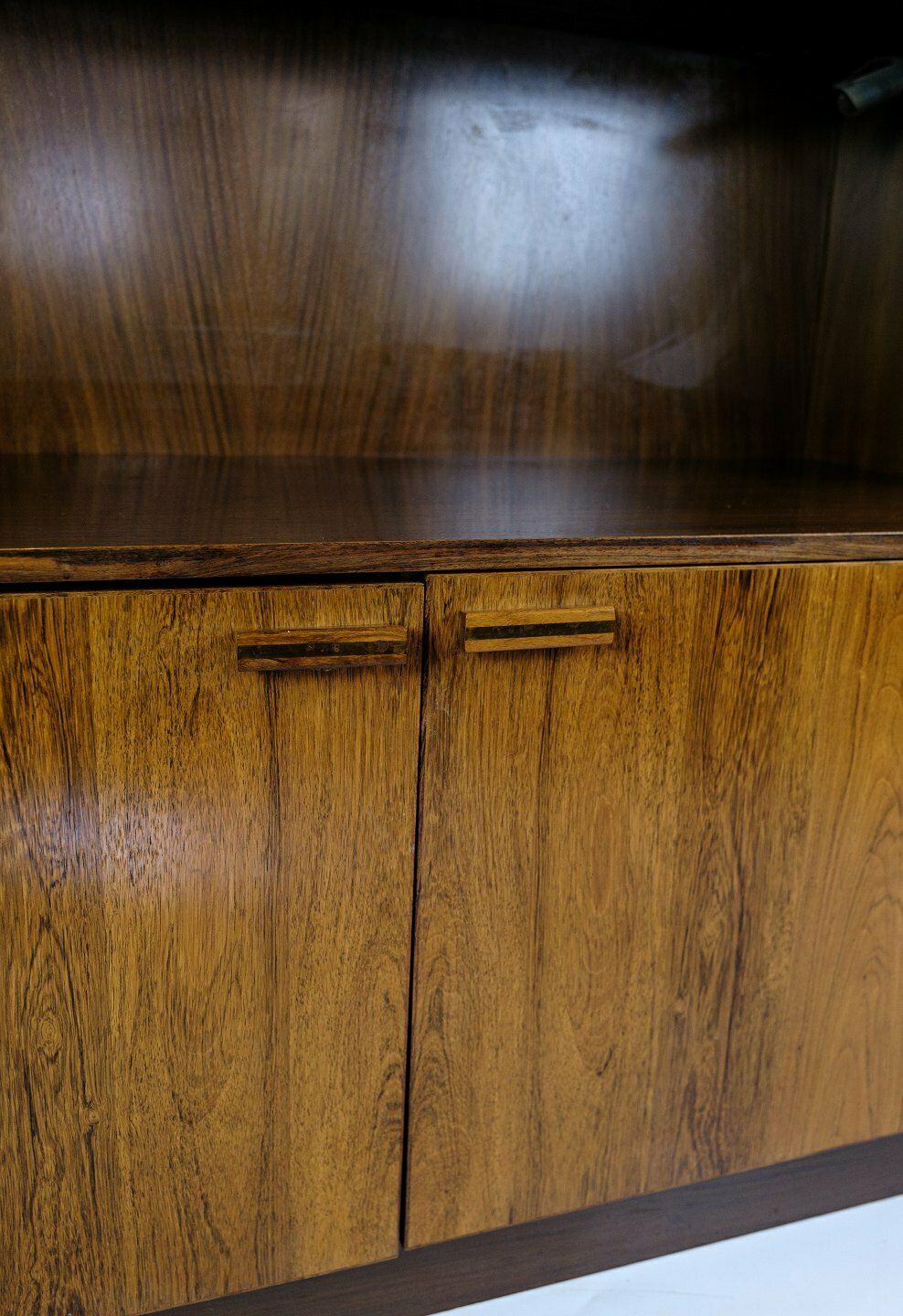 Shelving System Light Display In Rosewood, Danish Design From 1960s photo 1290.0