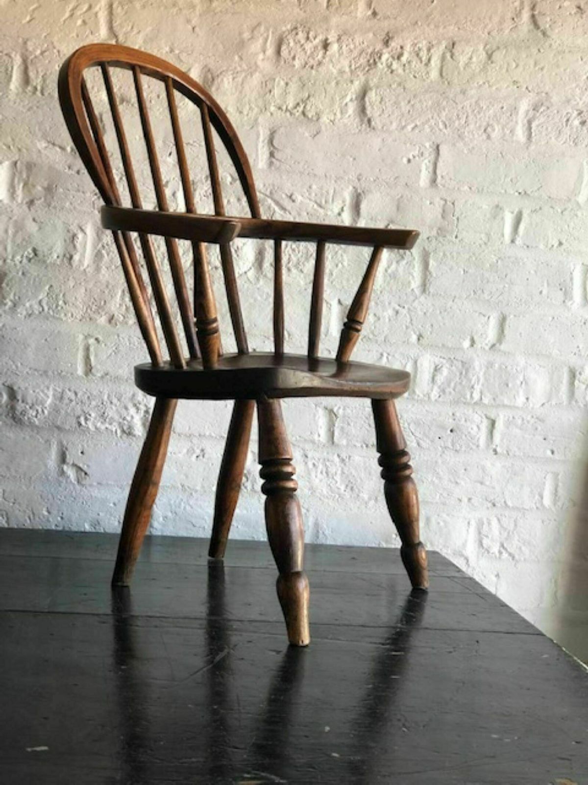 Antique 19th Century Child’s Windsor Armchair, English, C. 1890 photo buy