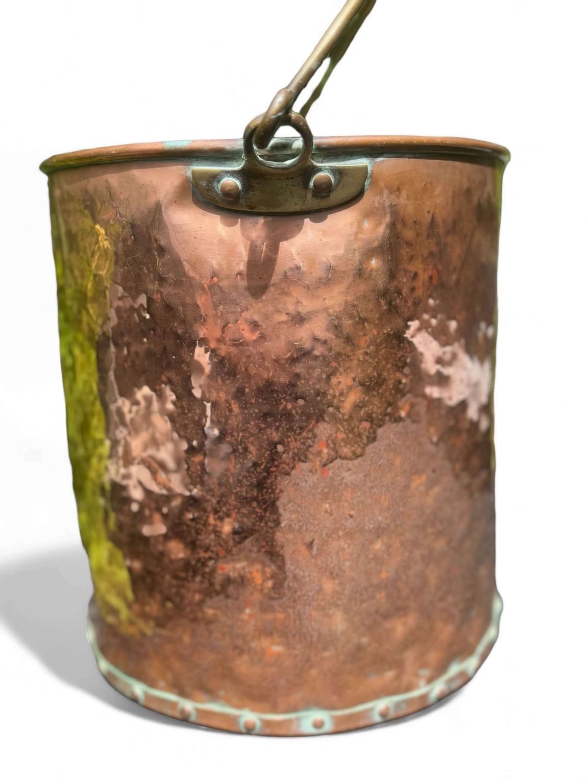 19th Century Dutch Copper Milk Pail photo for sale
