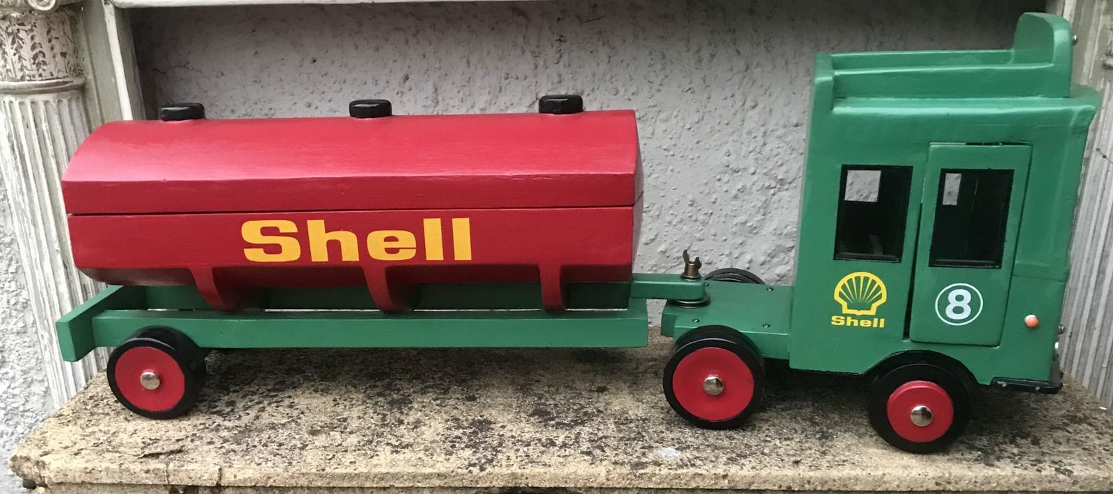 20th Century Folk Art Shop Display Bp Shell Truck photo for sale