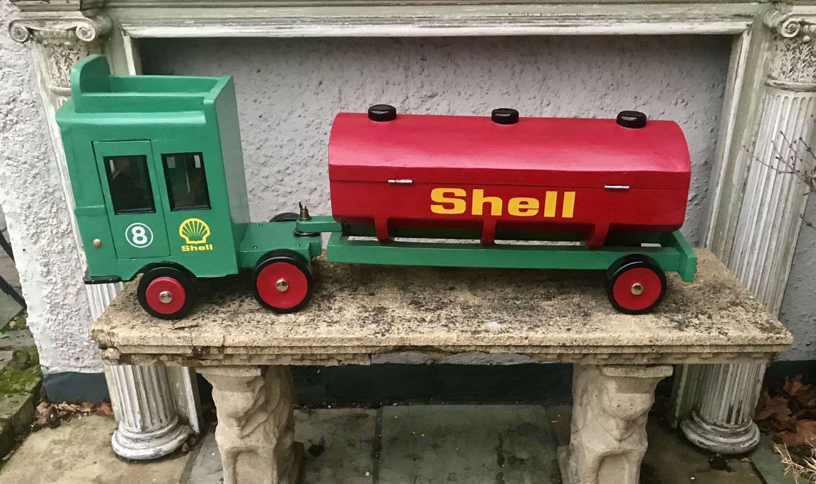 20th Century Folk Art Shop Display Bp Shell Truck photo buy