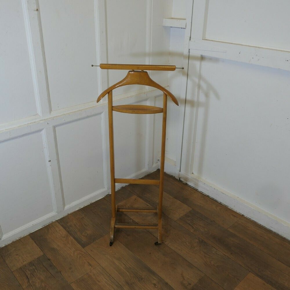 Good Sturdy Art Deco Gentleman’s Floor Standing Valet Or Suit Hanger photo furniture