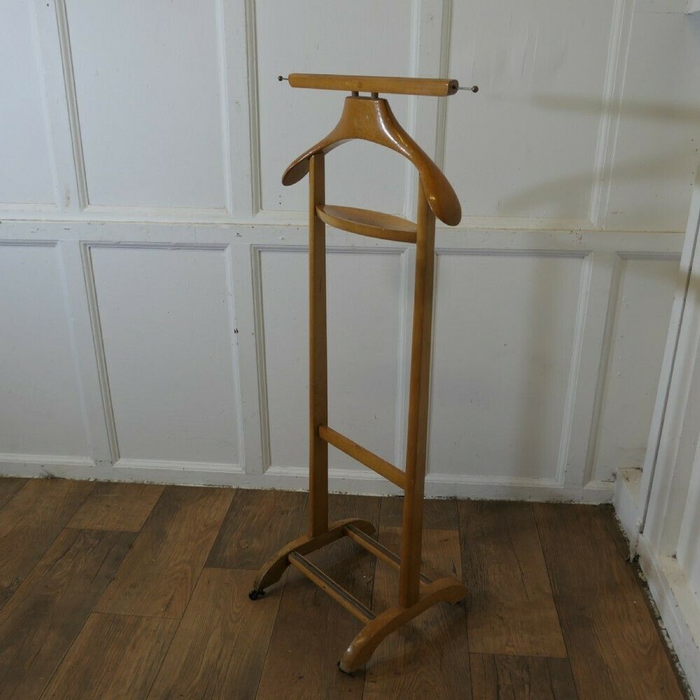 Good Sturdy Art Deco Gentleman’s Floor Standing Valet Or Suit Hanger photo for sale