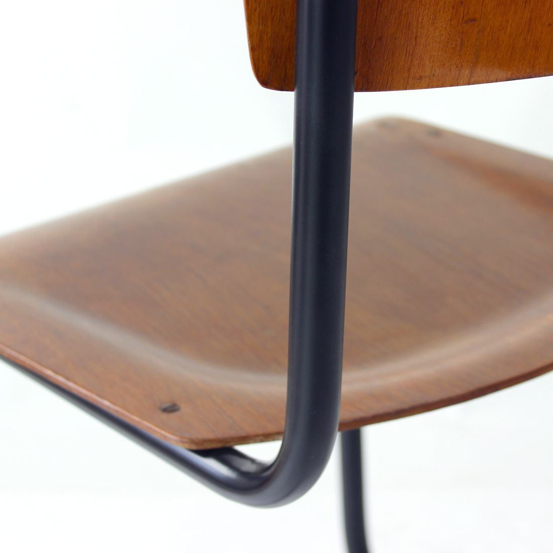 Tubular Desk Chair By Kovona, 1950s photo vinterior